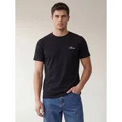 ARMIE Majica The Pierre Slim-Fit Logo T-shirt črna