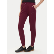 Armani Exchange Spodnji del trenirke XW000986 AF16114 UA343 Bordo rdeča Relaxed Fit