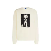 KARL LAGERFELD JEANS Majica črna/bela