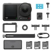 DJI Osmo Action 4 Adventure Combo Akciona kamera, 3840x2160p, 10MP, 1770 mAh, Crna