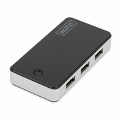 Digitus 4-portni USB 3.0 hub DA-70231 Digitus crna/srebrna