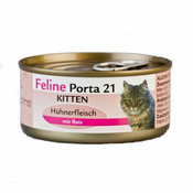 FELINE PORTA 21 hrana za mačke KITTEN piletina s rižom - 6 x 156 g