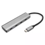 USB-C 4 Port HUB 4x USB-C 3.1 Gen1, 5Gbps