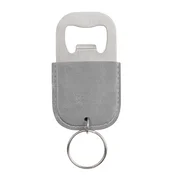 INF Odpiralec za steklenice s ključem iz usnja - Kompakten in eleganten Grey, (21741430)