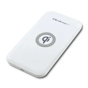 Brezžični induktivni polnilnik Qoltec | Qualcomm QuickCharge 3.0 10W | Bela