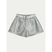 United Colors Of Benetton Kratke hlače iz tkanine 48UHC903D Siva Regular Fit