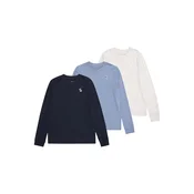 Abercrombie & Fitch Majica marine/opal/bela
