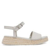 Espadrile Calvin Klein Wedge Rope Sandal Lth HW0HW02546 Bela