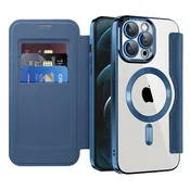 Etui SmartMag Book z Magsafe tehnologijo in RFID denarnico za iPhone 12 Pro Max - blue