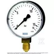 slomart Manometer 111.10.100 M20x1,5 0-16 bar jeklo