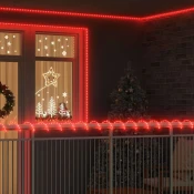 Svjetlosna uže s 2400 LED svjetlima Crvena 100 m PVC
