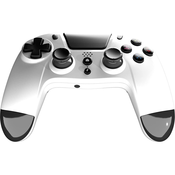 Gioteck VX4+ bežicni kontroler bijele boje za PS4 i PC