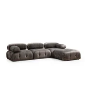Atelier del Sofa Tabure 95x95x45cm, Sivo