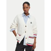Tommy Jeans Pletena jopica DW0DW22934 Bela Regular Fit