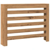 Vidaxl Pokrov za radiator hrast 104x20x82 cm inženirski les