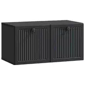TV ormar za zid Zidne Crna 59,5 x 31 x 30 cm Konstruirano drvo