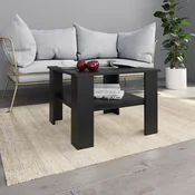 Stolic za kavu crni 60 x 60 x 42 cm od konstruiranog drva