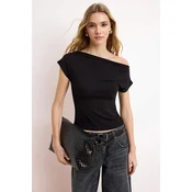 Trendyol Milla Ženska bluza, Crna