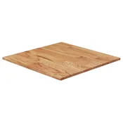 Cetvrtasta stolna ploca svjetlosmeda 40x40x1,5 cm od hrastovine
