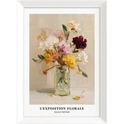 Tiskana slika z okvirjem 56x75 cm Sunny Bouquet – Styler