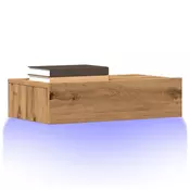 2-dijelni set TV ormarica s LED svjetlima Artisan hrast