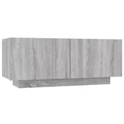 Vidaxl TV omarica siva sonoma 100x35x40 cm inženirski les