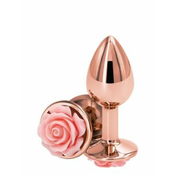 NS Novelties Rear Assets Rose Buttplug Small Pink