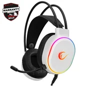 Slušalice žicne gaming Rampage ROGUE RGB bele 36120