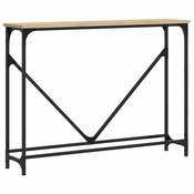 MAISON CHIC konzolna miza - miza ob steni sonoma hrast 102x22,5x75 cm inženirski les, (21786119)