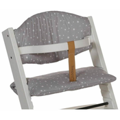 Treppy Blazina za stolček za hranjenje Treppy Little Stars Grey