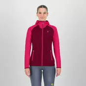 Karpos AMBRIZZOLA W FULL-ZIP HOODIE, ženska pohodna jopa, rdeča 2532006