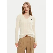 Polo Ralph Lauren Pulover 211971866001 Écru Slim Fit