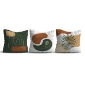 WALLXPERT HMI KIR 126 Set od 2 dekorativna jastuka, 43 x 43 cm, Šareni