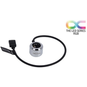 Alphacool Aurora HardTube LED ring 16mm chrome - RGB | 15354