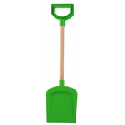 Androni Lopata z lesenim ročajem in držalom - dolžina 53 cm, zelena