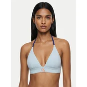 Calvin Klein Swimwear Bikini zgornji del  marine / svetlo modra / oranžna