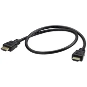 ATEN ATEN HDMI priključni kabel HDMI-A vtič 0.60 m črna 2L-7DA6H #####4K UHD\, zaščiten HDMI kabel, (20421327)