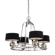 Elstead Lighting Elstead Gotham Večkraki lestenec s 4 lučmi, srebrn zaključek, G9, (22099790)