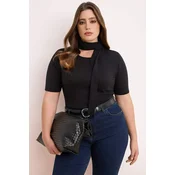 Trendyol Curve Ženska bluza Tbbss26Af00016, Crna