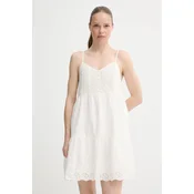 Pamucna haljina Levis CORA SL MINI DRESS boja: bež, mini, širi se prema dolje, 001RJ