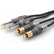 Sommer Cable Basic HBA-62C2-0150 1,5 m Črna Hi-Fi Audio kabel