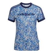 ADIDAS ORIGINALS Majica Adidas Originals x Liberty London azur/svetlo modra/temno modra/bela
