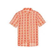GARCIA Bluza bež/oranžno rdeča/bela