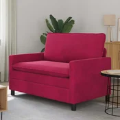 Sofa Vinska crvena 126 x 81 x 87,5 cm Baršun