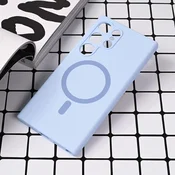 Maska za telefon Magsafe Pure color za Samsung S928B Galaxy S24 Ultra svetlo, Plava