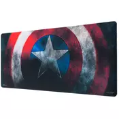 Podloga Marvel - Captain America - Shield - XXL Desk Pad