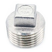 shumee Čep z robom 1/2” MZ, nerjaveče jeklo