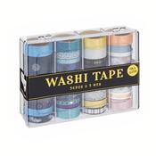 Washi trakovi - komplet 36 x 3 m / temni toni