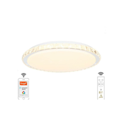 LED prigušiva plafonska svetiljka LED/48W/230V 2700-6500K Wi-Fi Tuya + daljinski upravljac