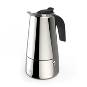 HAMA XAVAX Espresso aparat od nehrđajućeg čelika za 4 šalice, lonac za kuhanje na štednjaku, uključujući indukciju, 200 ml